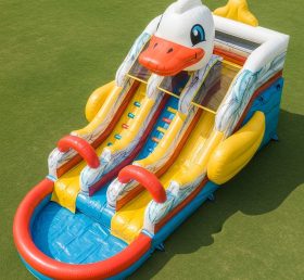 T8-5553 Duck Theme Inflatable Water Slid...