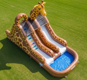 T8-5606 Giraffe Theme Inflatable Water S...