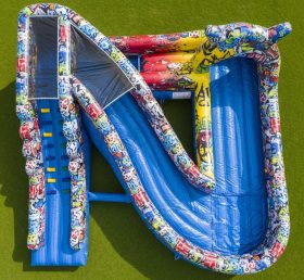 T8-5614 Graffiti Theme Inflatable Water ...