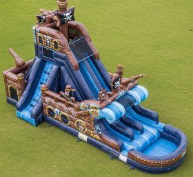 T8-5756 Pirates Theme Inflatable Water S...