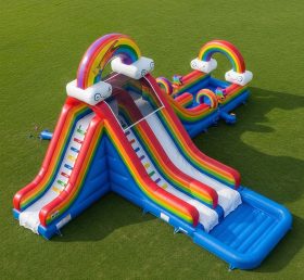 T8-5776 Rainbow Theme Inflatable Water S...
