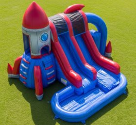 T8-5789 Rocket Theme Inflatable Water Sl...