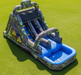 T8-5843 Toxic Theme Inflatable Water Sli...