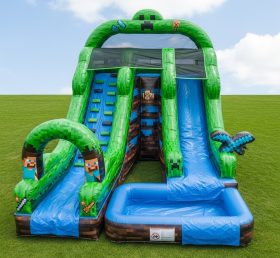 T8-7326 Minecraft Theme Inflatable Water...