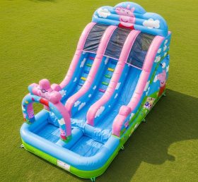 T8-7389 Peppa Pig Theme Inflatable Water...