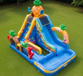 T8-7481 SpongeBob Theme Inflatable Water...