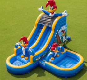 T8-7611 Woody Woodpecker Theme Inflatabl...