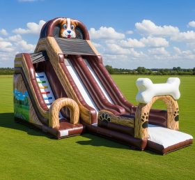 T8-7751 Dog Theme Inflatable Slide