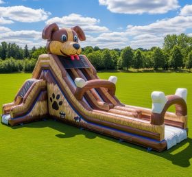 T8-7752 Dog Theme Inflatable Slide