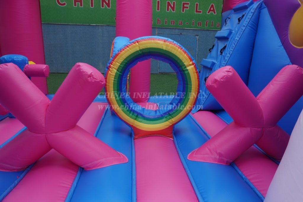 T2-4777B Unicorn Bouncy Castle with Slide