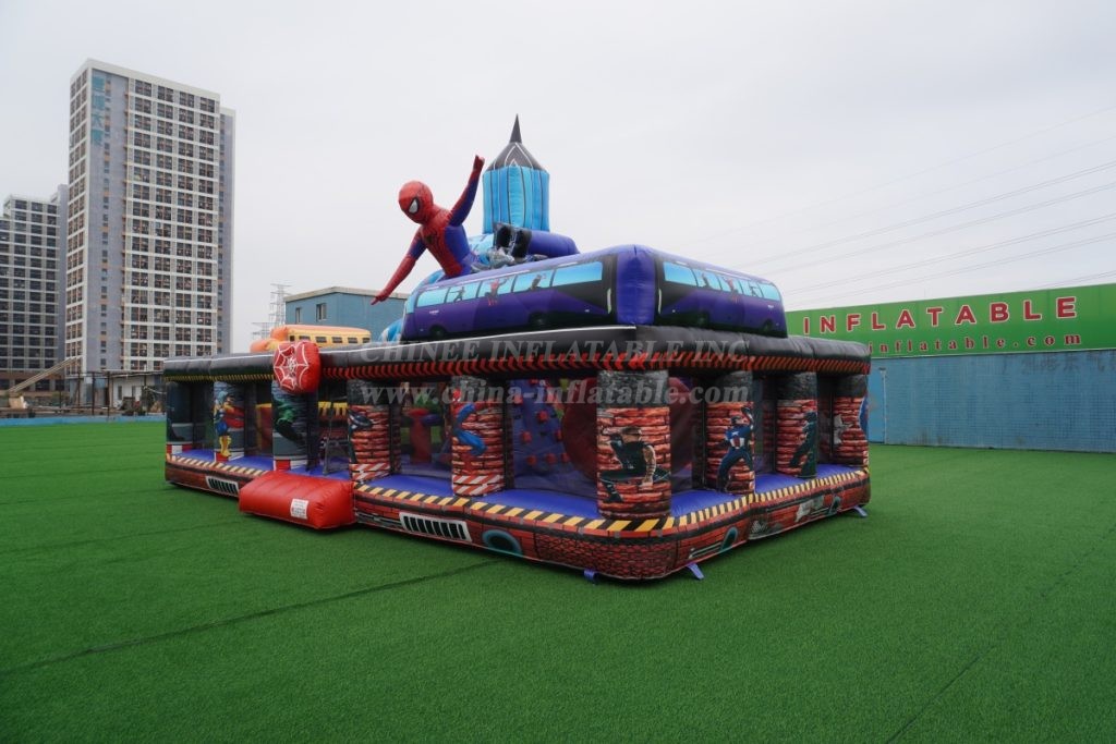 T6-919B Marvel Spider-Man Themed Inflatable Playground