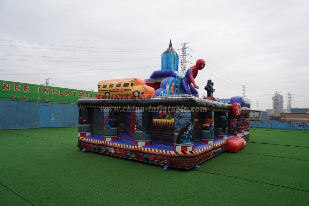 T6-919B Marvel Spider-Man Themed Inflatable Playground