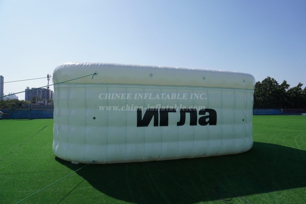 Tent1-5200 Pure White Inflatable Cube Tent