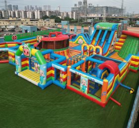 GF3-128 Cocomelon Theme Inflatable Park