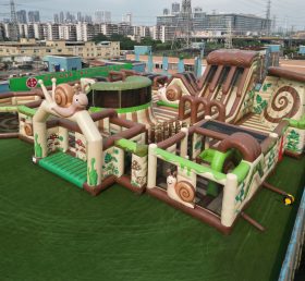 GF3-232 Snail Theme Inflatable Park