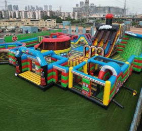 GF3-262 Train Theme Inflatable Park
