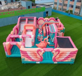 GF3-324 Flamingo Theme Inflatable Park