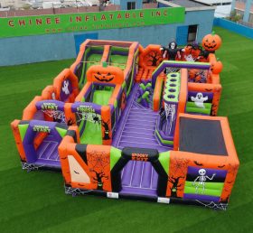 GF3-334 Halloween Theme Inflatable Park