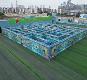 MAZE1-111 Peacock Theme Inflatable Maze