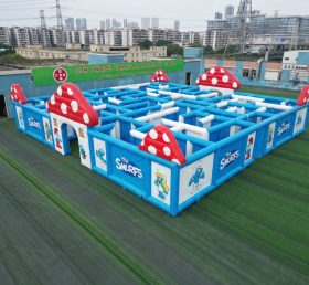 MAZE1-159 The Smurfs Theme Inflatable Ma...