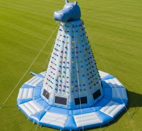 T11-4615 Hippo Theme Inflatable Climbing...
