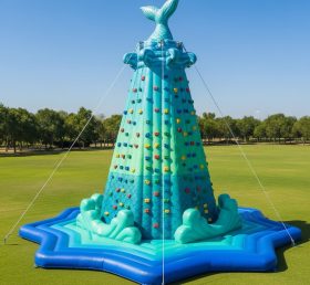 T11-4632 Mermaid Theme Inflatable Climbi...