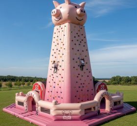 T11-4664 Pig Theme Inflatable Climbing W...