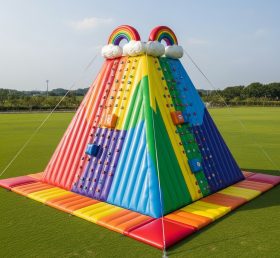 T11-4682 Rainbow Theme Inflatable Climbi...