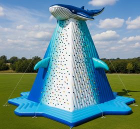 T11-4728 Whale Theme Inflatable Climbing...
