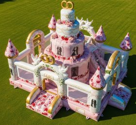 T2-8692 Weddings Theme Inflatable Castle...