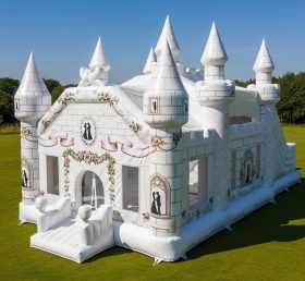 T2-8734 Weddings Theme Inflatable Castle...