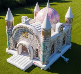 T2-8756 Weddings Theme Inflatable Castle...