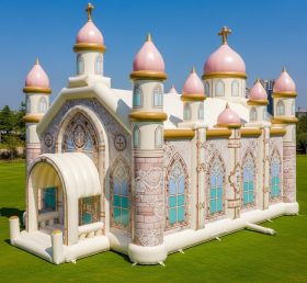 T2-8758 Weddings Theme Inflatable Castle...