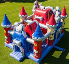 T5-2145 Snoopy Theme Inflatable Castles