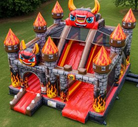 T5-2252 Blaze Monster Theme Inflatable C...
