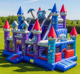 T5-2302 Fortnite Theme Inflatable Castle...