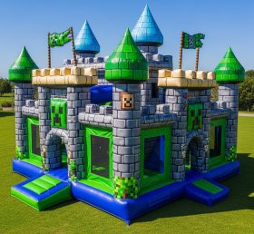 T5-2366 Minecraft Theme Inflatable Castl...