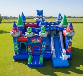T5-2410 PJ Masks Theme Inflatable Castle...