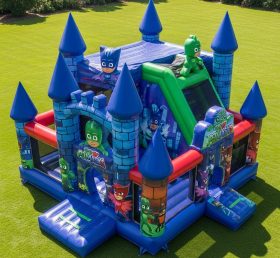 T5-2411 PJ Masks Theme Inflatable Castle...