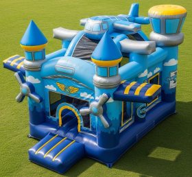 T5-2561 Airplane Theme Inflatable Castle...