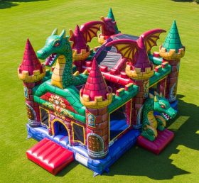 T5-2608 Dragon Theme Inflatable Castles