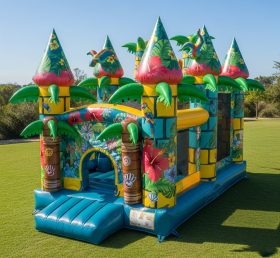 T5-2769 Tropical Theme Inflatable Castle...