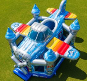 T5-2803 Airplane Theme Inflatable Castle...
