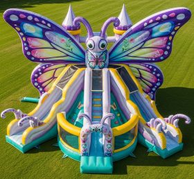 T5-2835 Butterfly Theme Inflatable Castl...