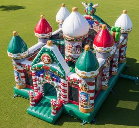 T5-2857 Christmas Theme Inflatable Castl...
