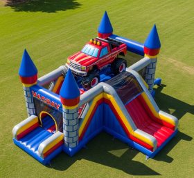 T5-3014 Monster Trucks Theme Inflatable ...