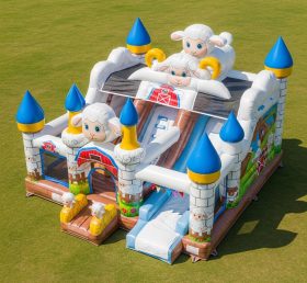 T5-3067 Sheep Theme Inflatable Castles