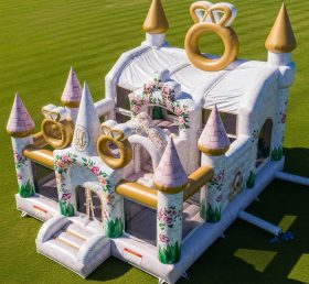 T5-3121 Weddings Theme Inflatable Castle...