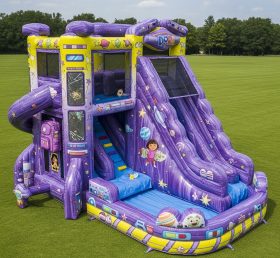 T8-9281 Dora Theme Inflatable Water Slid...