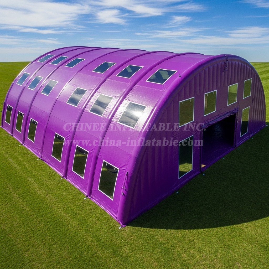 Tent1-6055 Purple Dome Inflatable Tent